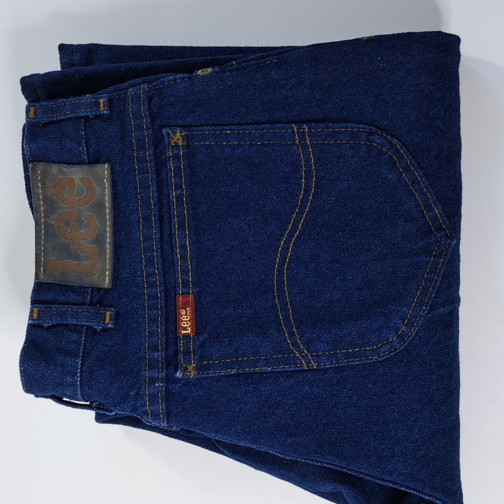 🇺🇲 Vintage Lee Straight Leg Blue Jeans Waist 30 Inseam 30.5 - Picture 4 of 17